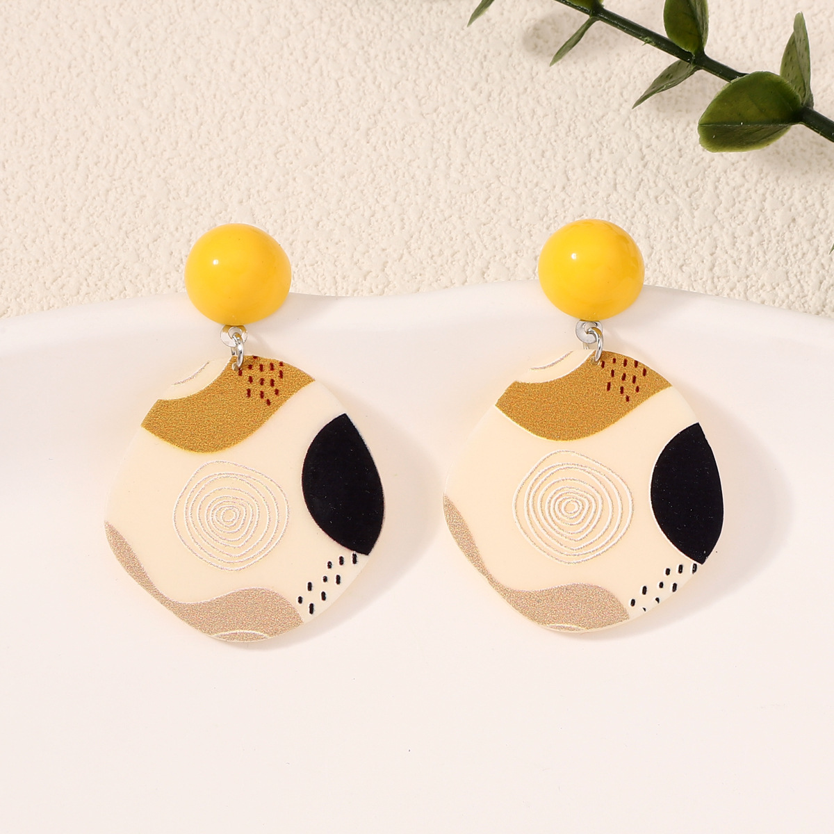 E-commerce geometric round lig - Women'S Fashion E Commerce ulasan dan harga