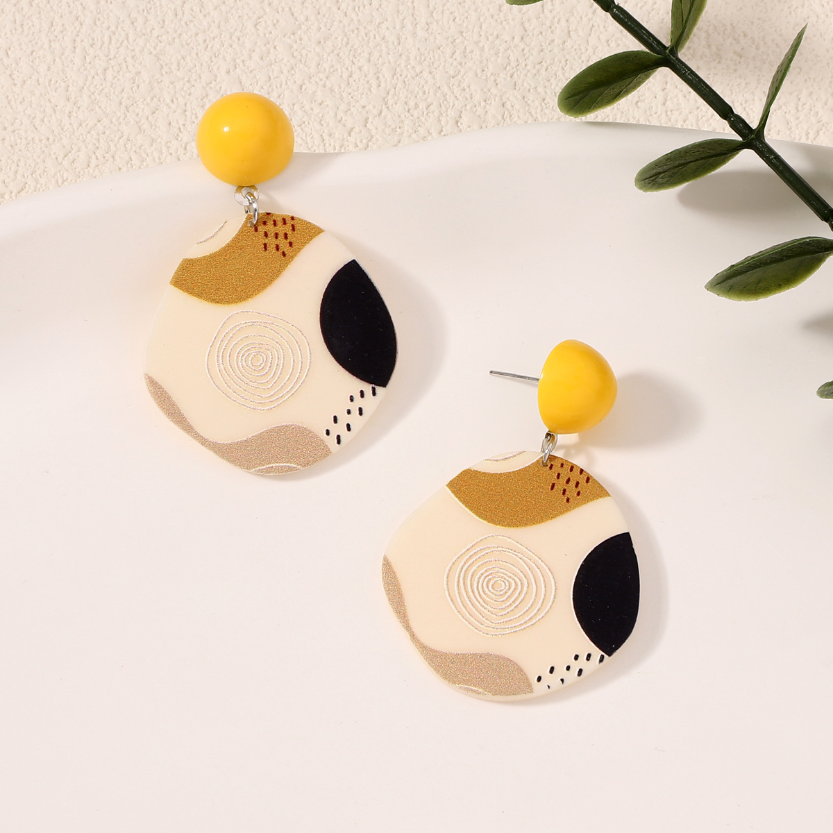 E-commerce geometric round lig - Women'S Fashion E Commerce ulasan dan harga