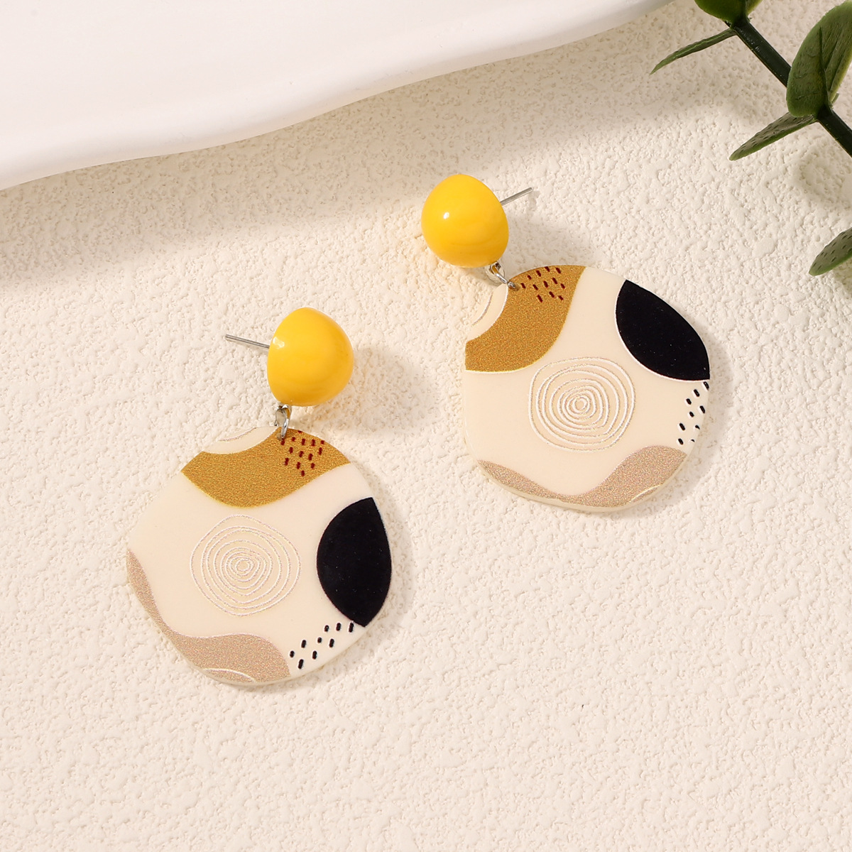 E-commerce geometric round lig - Women'S Fashion E Commerce ulasan dan harga