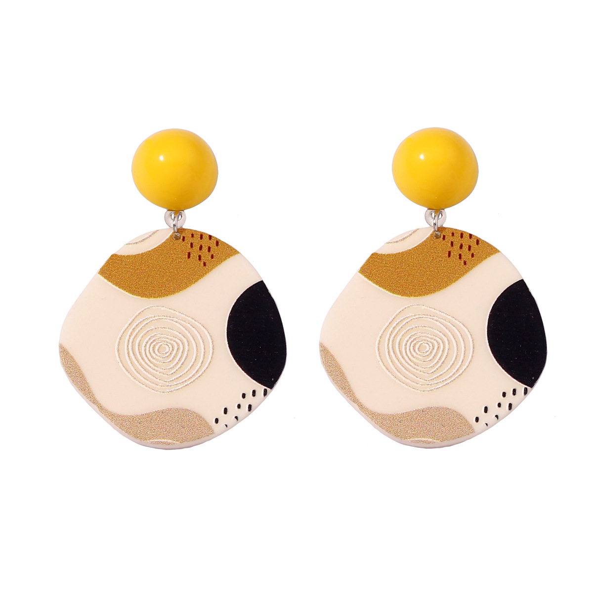 E-commerce geometric round lig - Women'S Fashion E Commerce ulasan dan harga
