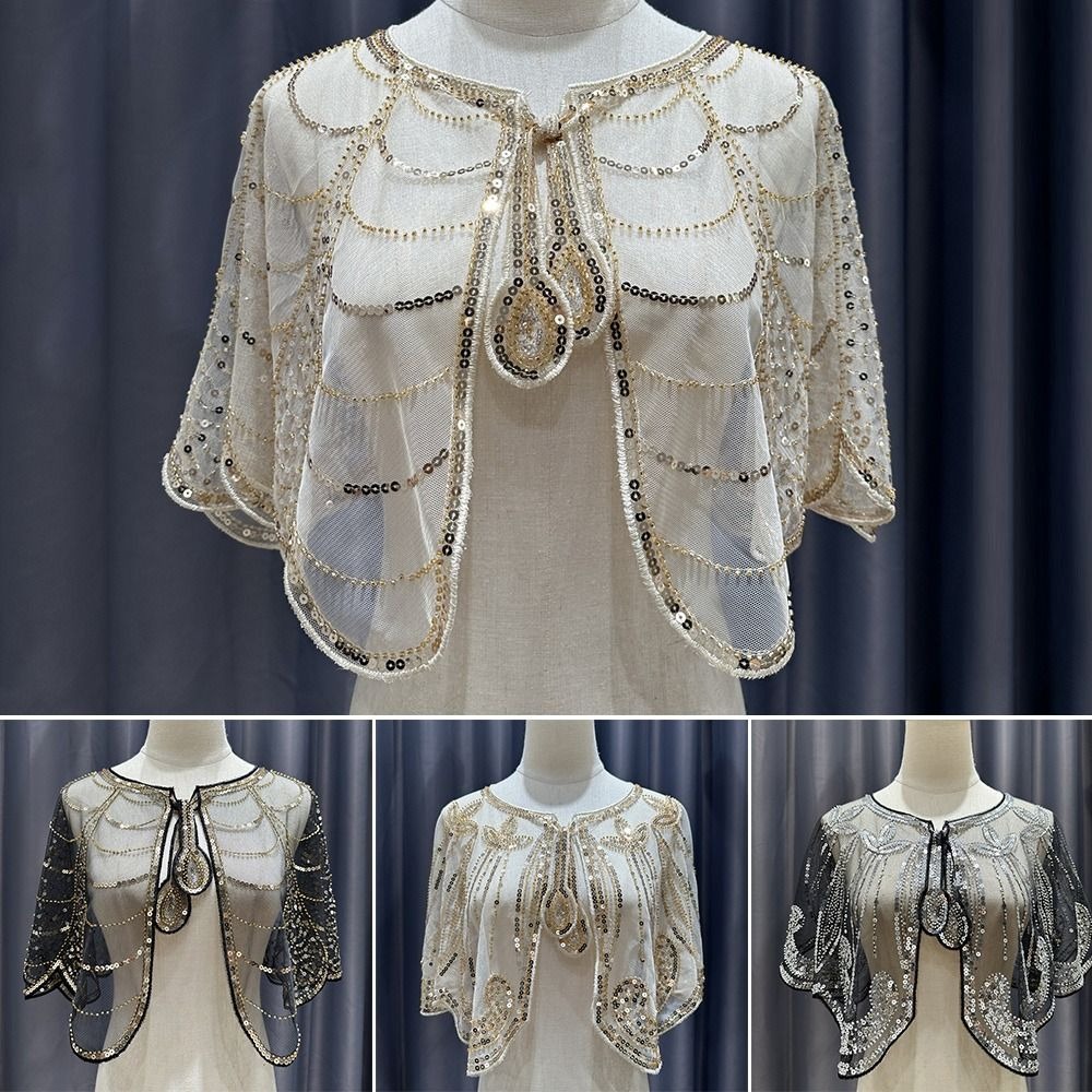 Elegant Sequin Embroidery Flap - Women'S Fashion In The 1920S ulasan dan harga